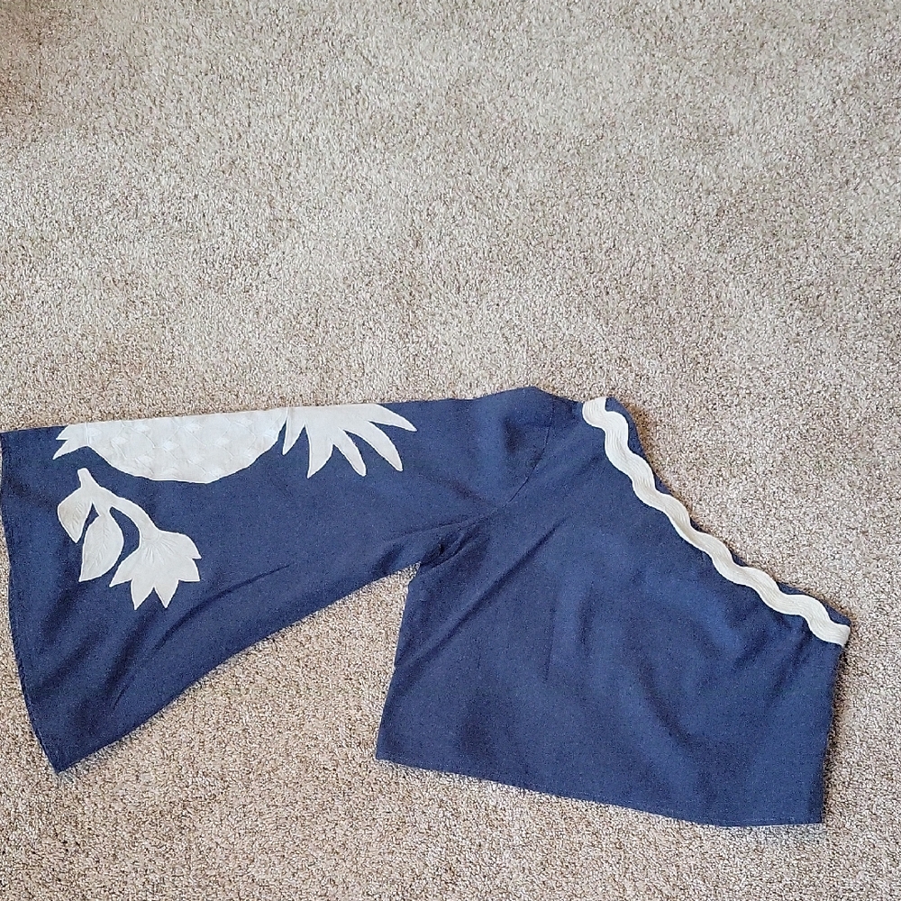 Anthropologie Blue Top